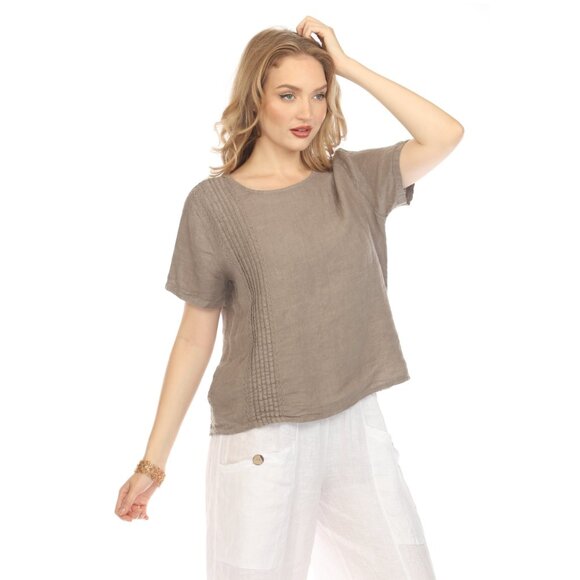 Taupe Side treaded design plain top - Picture 4 of 7